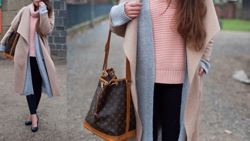 zara camel coat hand made