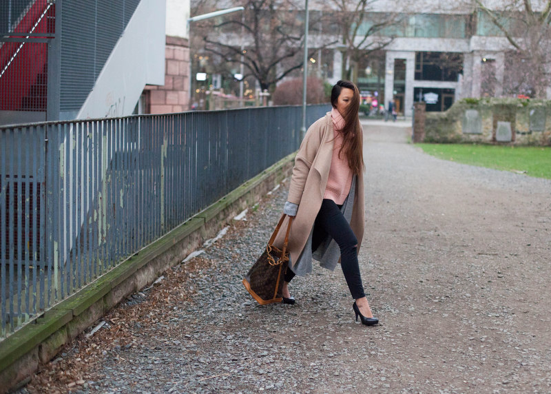 zara hand made camel coat louis vuitton noe